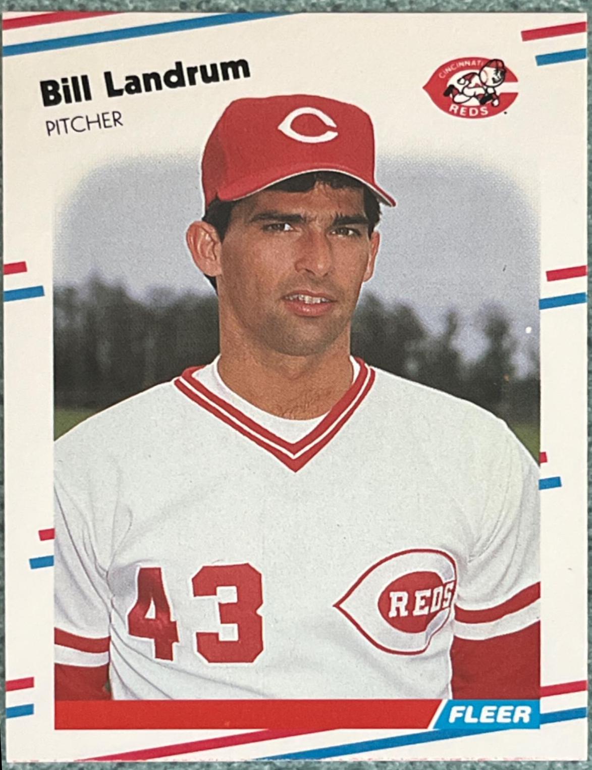Bill Landrum #238 Baseball Cards 1988 Fleer