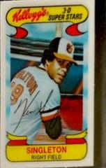 Ken Singleton #55 Baseball Cards 1978 Kellogg's Prices