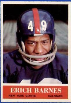 Erich Barnes #113 Football Cards 1964 Philadelphia