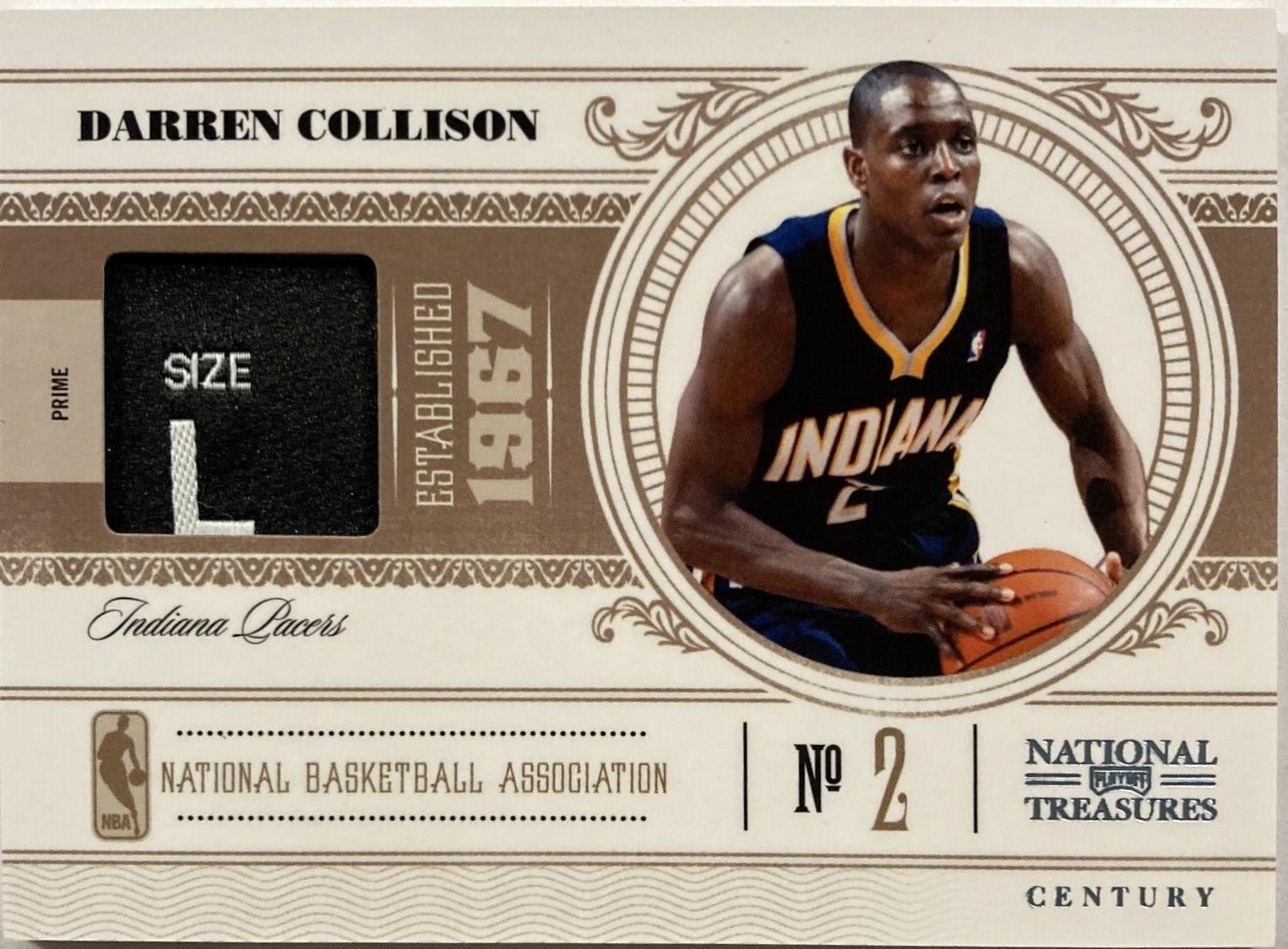 Darren Collison #38 Basketball Cards 2010 Panini National Treasures
