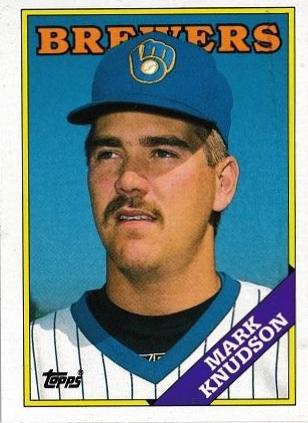 Mark Knudson #61 Baseball Cards 1988 Topps