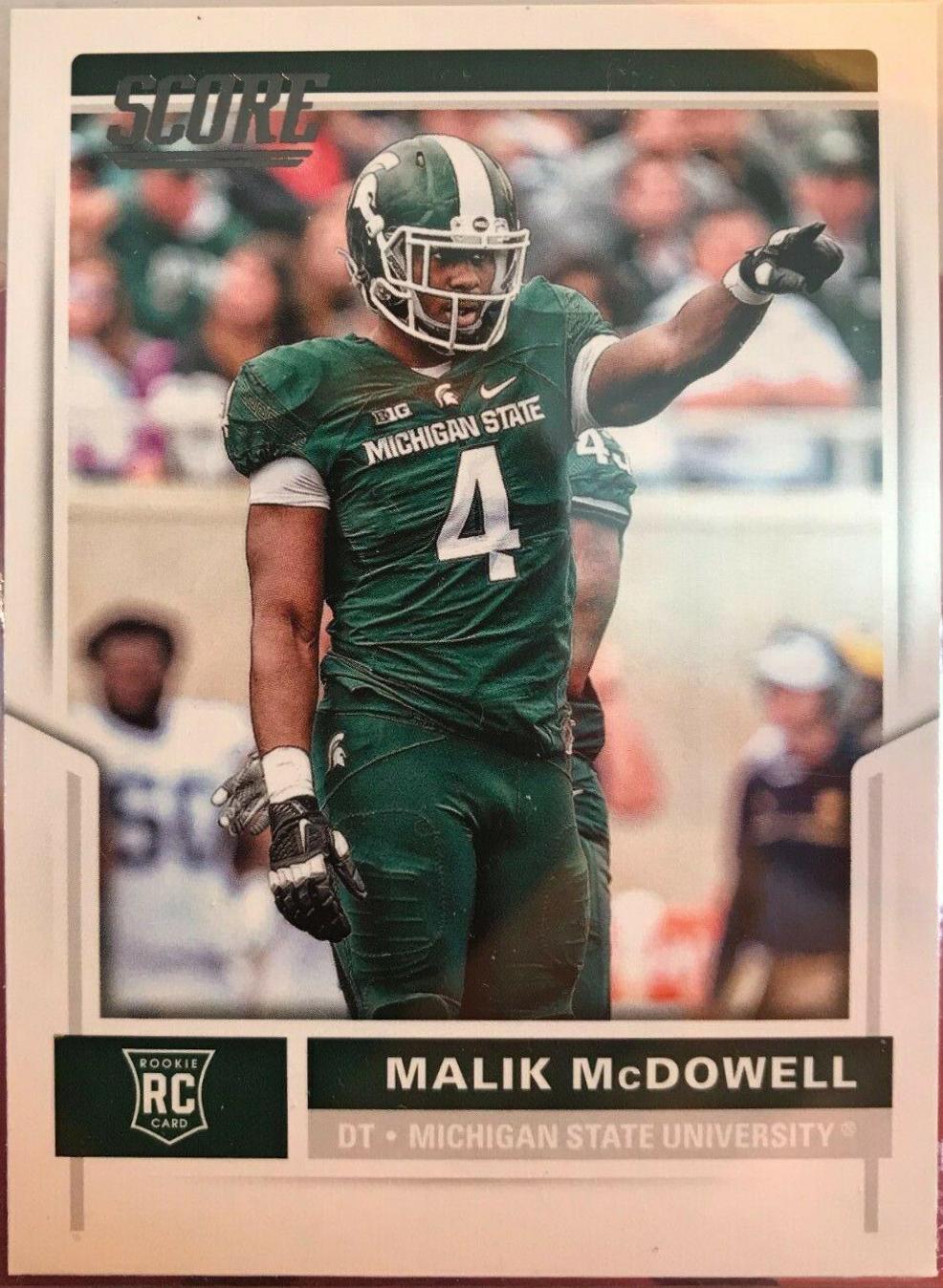 Malik McDowell #397 Football Cards 2017 Panini Score