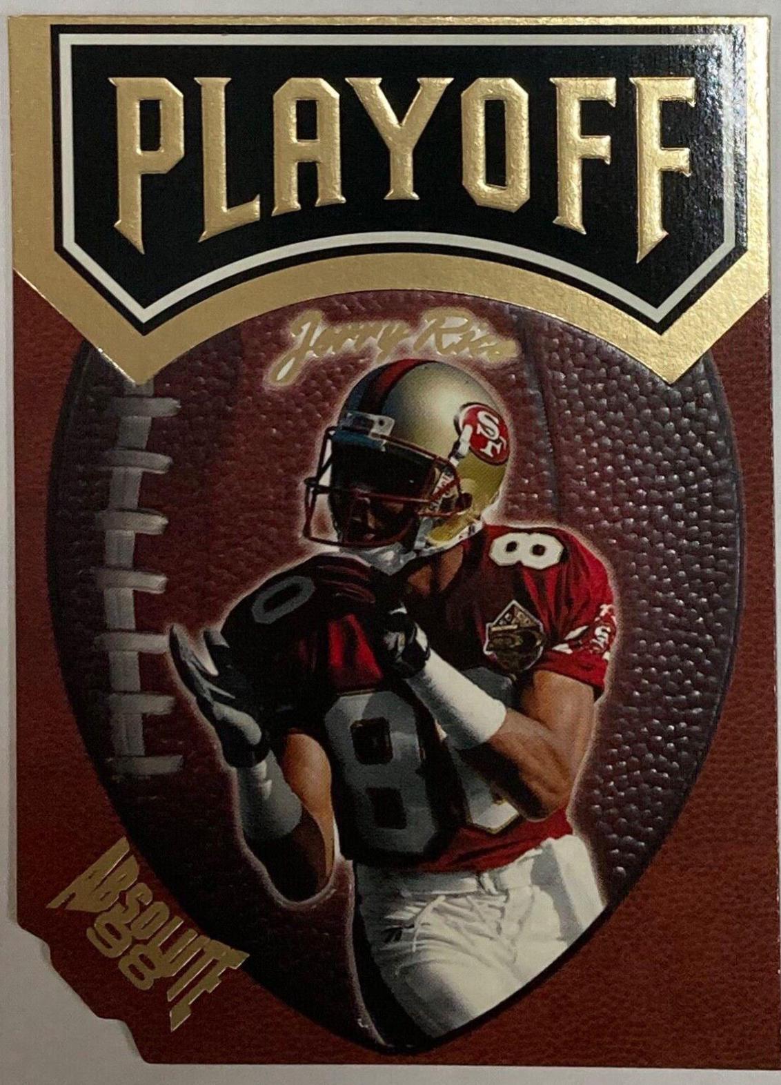 Jerry Rice #12 Football Cards 1998 Playoff Absolute Shields