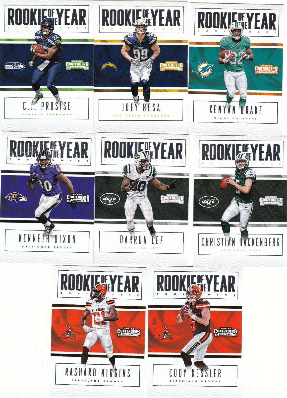 Darron Lee #25 2016 Panini Contenders Football Rookie of the Year Contenders