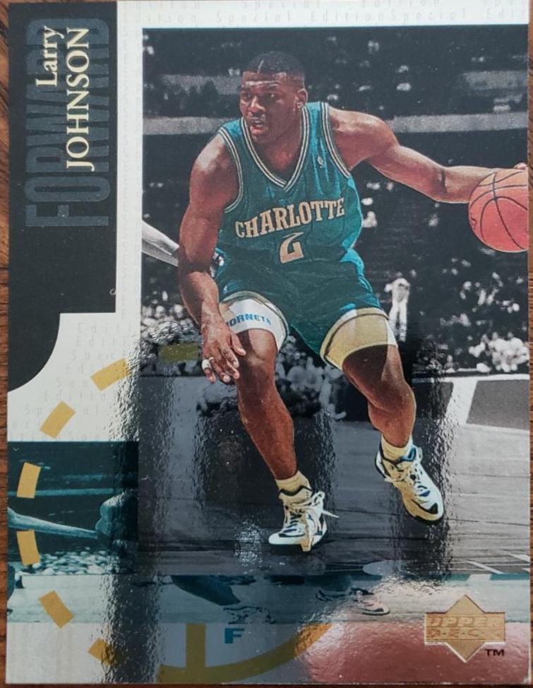 Larry Johnson #SE100 Basketball Cards 1994 Upper Deck SE