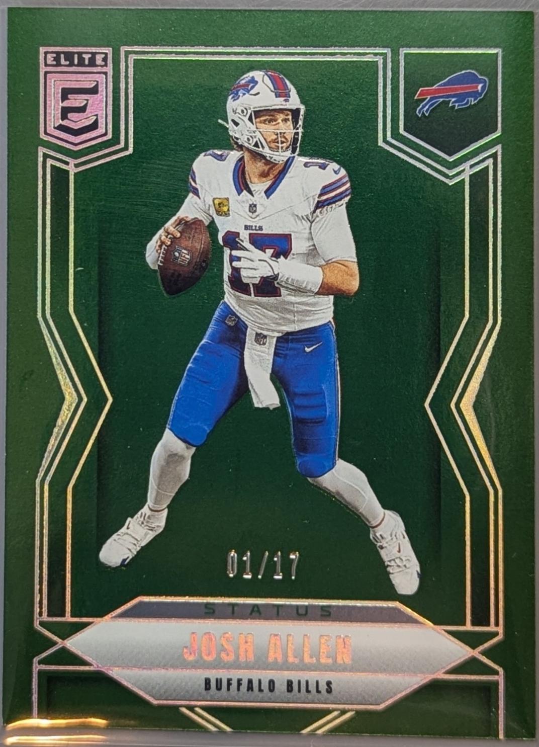 Josh Allen [Status Green] #33 Prices | 2025 Panini Donruss Elite ...