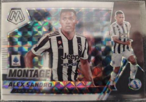 Alex Sandro #17 Soccer Cards 2021 Panini Mosaic Serie A Montage
