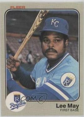 Lee May #118 1983 Fleer Baseball