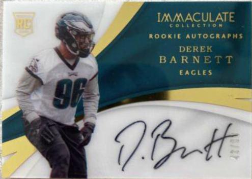 Derek Barnett #163 2017 Panini Immaculate Collection Football