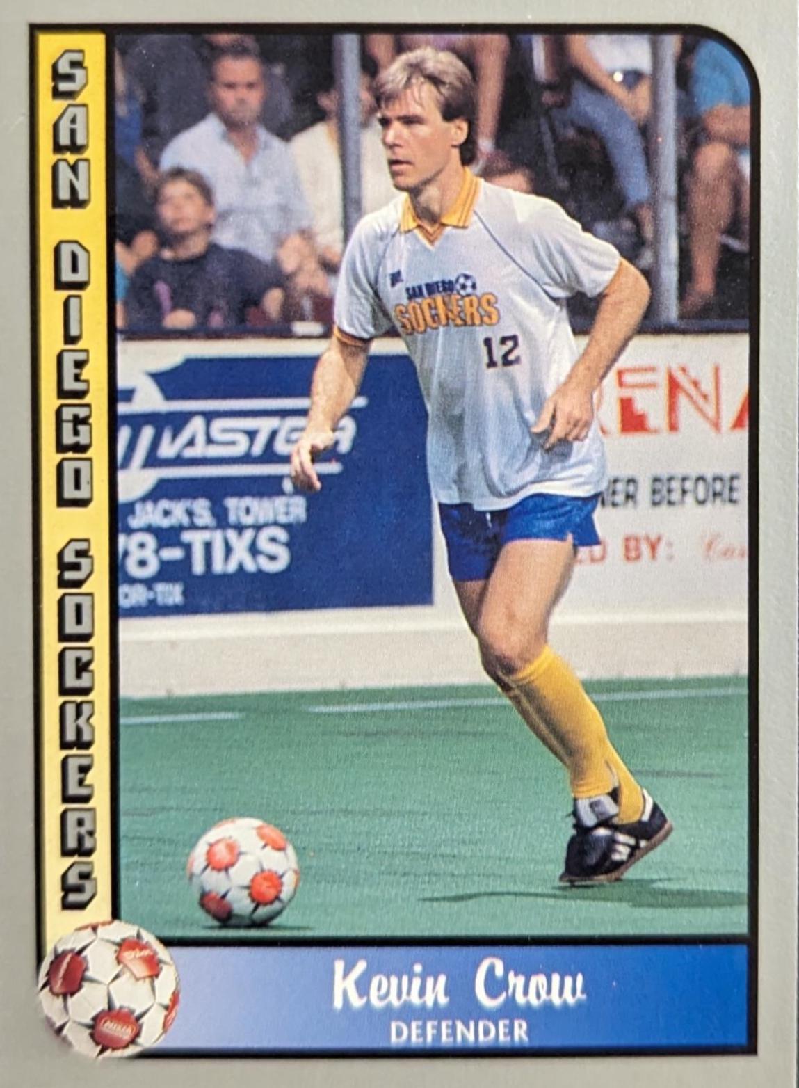 Kevin Crow #94 Soccer Cards 1990 Pacific MSL