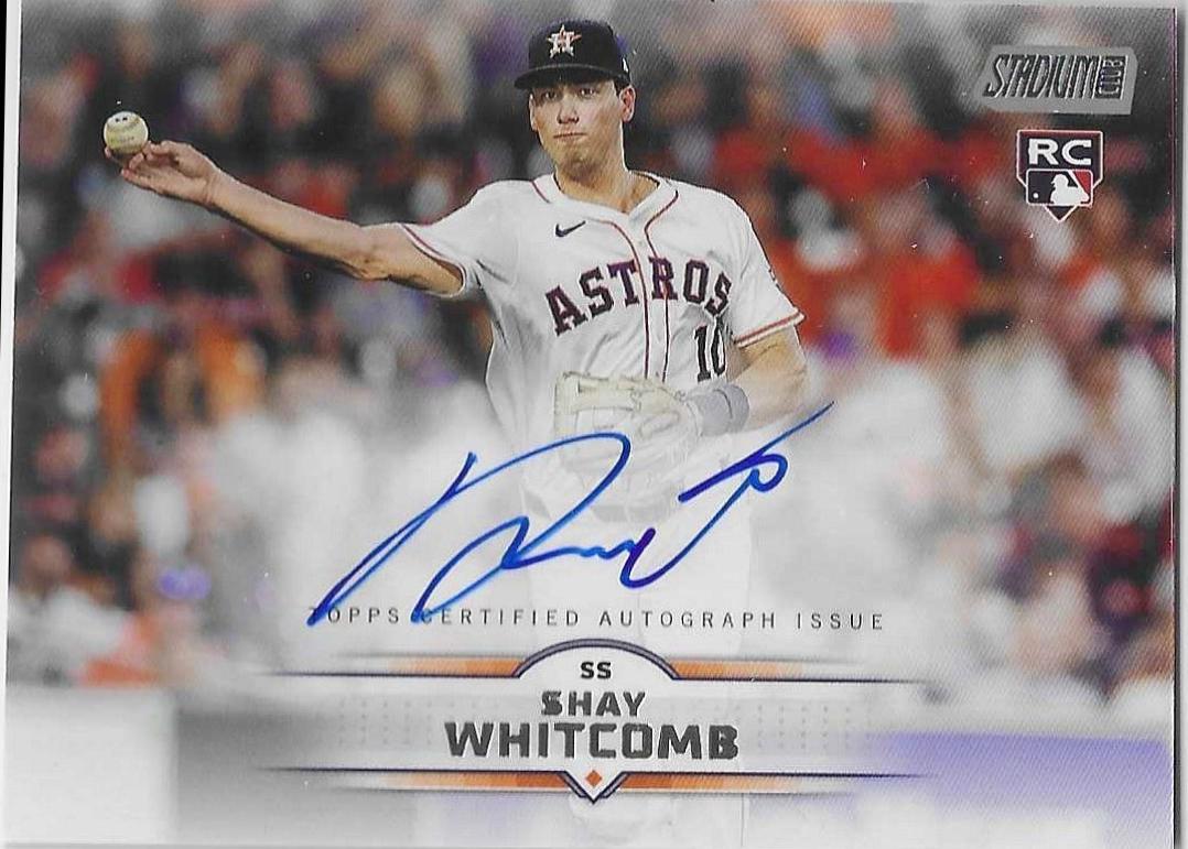 Shay Whitcomb #SCBA-SW 2025 Topps Stadium Club Autograph Baseball