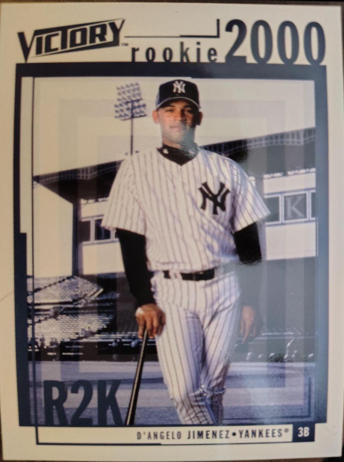 D'Angel Jimenez #362 Baseball Cards 2000 Upper Deck