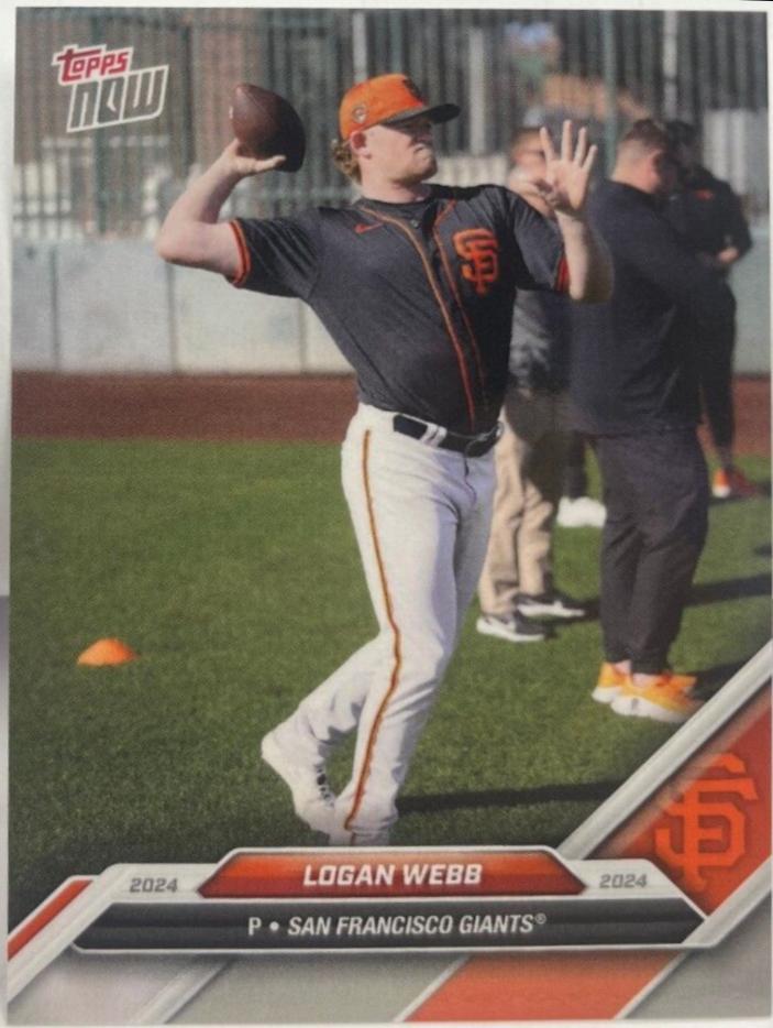Logan Webb #OD-300 2024 Topps Now Road To Opening Day Baseball