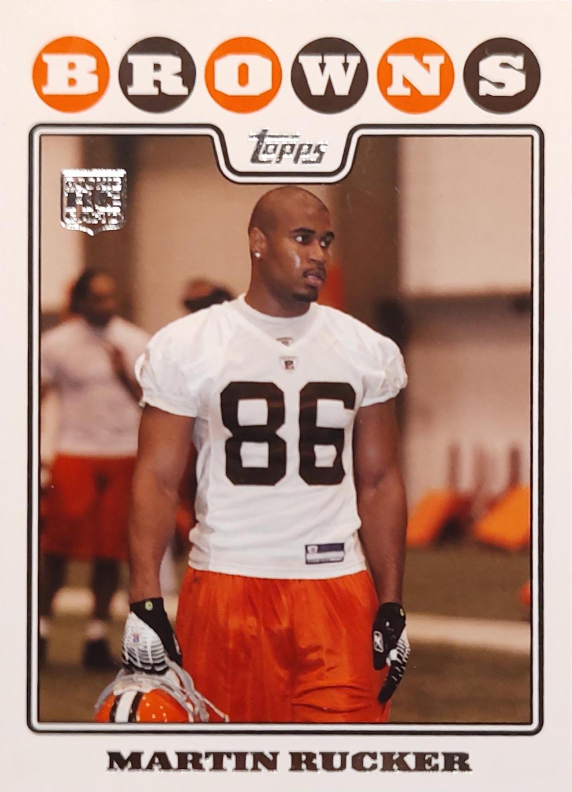 Martin Rucker #382 Football Cards 2008 Topps