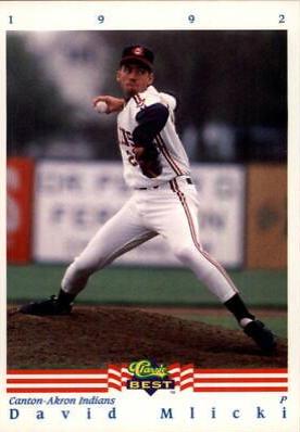 David Mlicki #39 Baseball Cards 1992 Classic Best