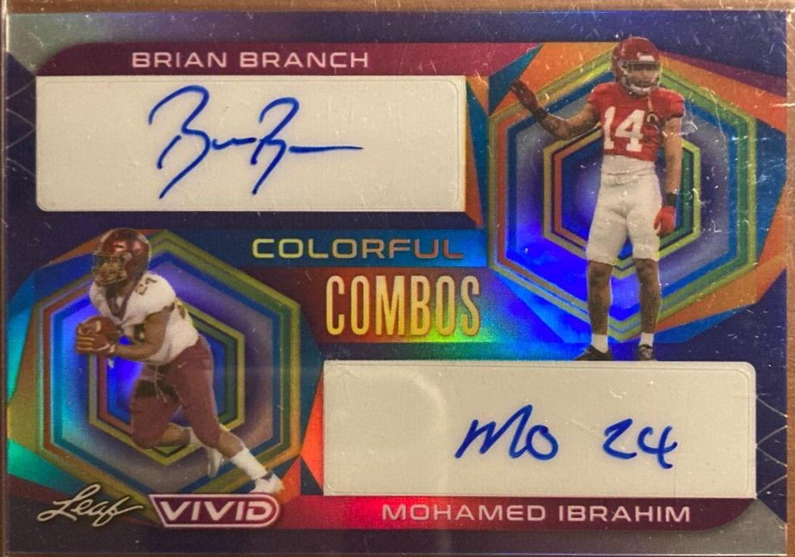 Brian Branch, Mohamed Ibrahim [Prismatic Navy Blue] #CC-7