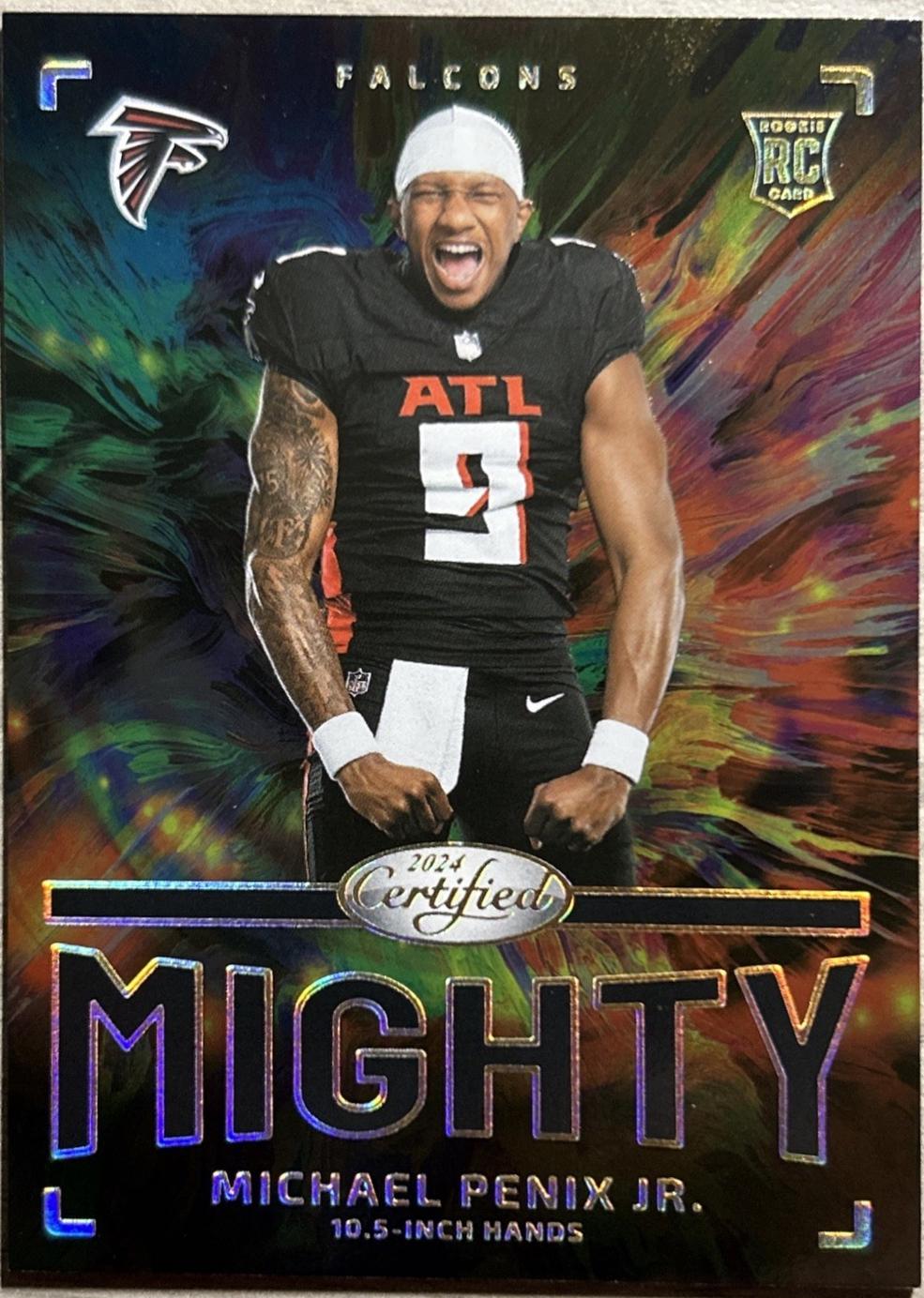 Michael Penix Jr. #TM-MPJ Football Cards 2024 Panini Certified The Mighty
