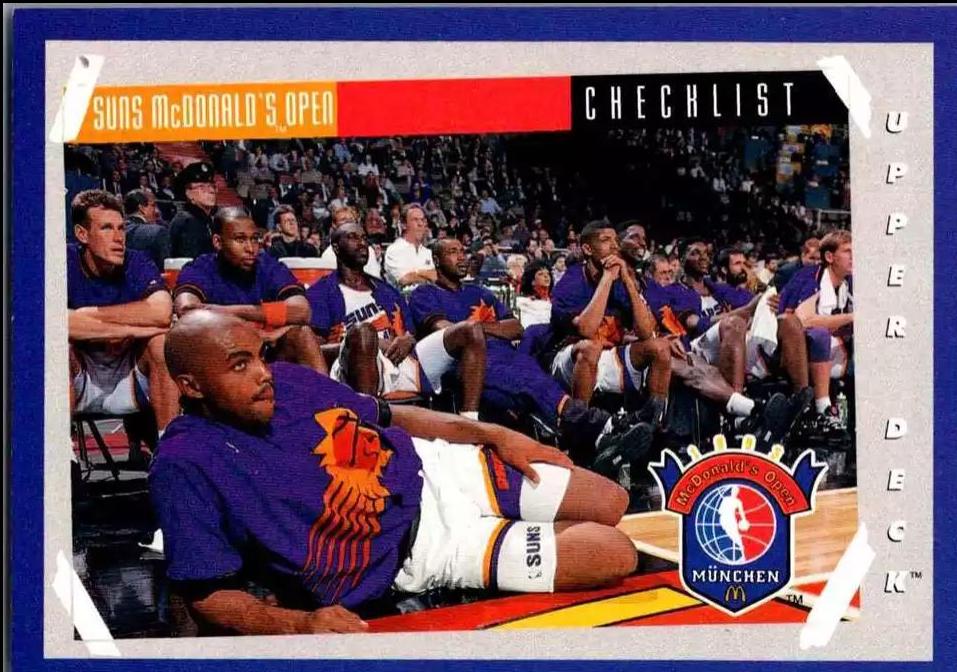 Phoenix Suns Checklist #507 Basketball Cards 1992 Upper Deck McDonald's