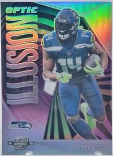 DK Metcalf #10 Football Cards 2023 Panini Contenders Optic Illusion
