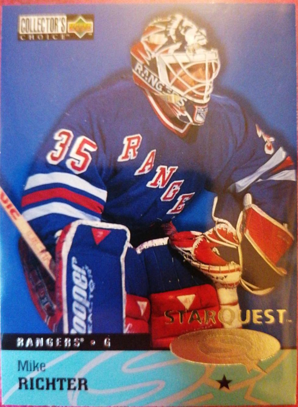 Mike Richter #SQ30 Hockey Cards 1997 Collector's Choice Starquest
