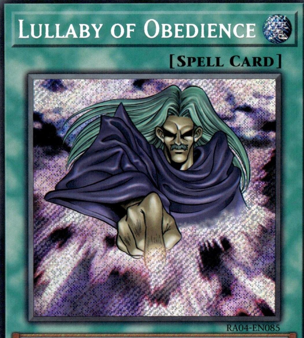 Lullaby of Obedience [Secret Rare] RA04-EN085 Prices | YuGiOh Quarter  Century Stampede | YuGiOh Cards