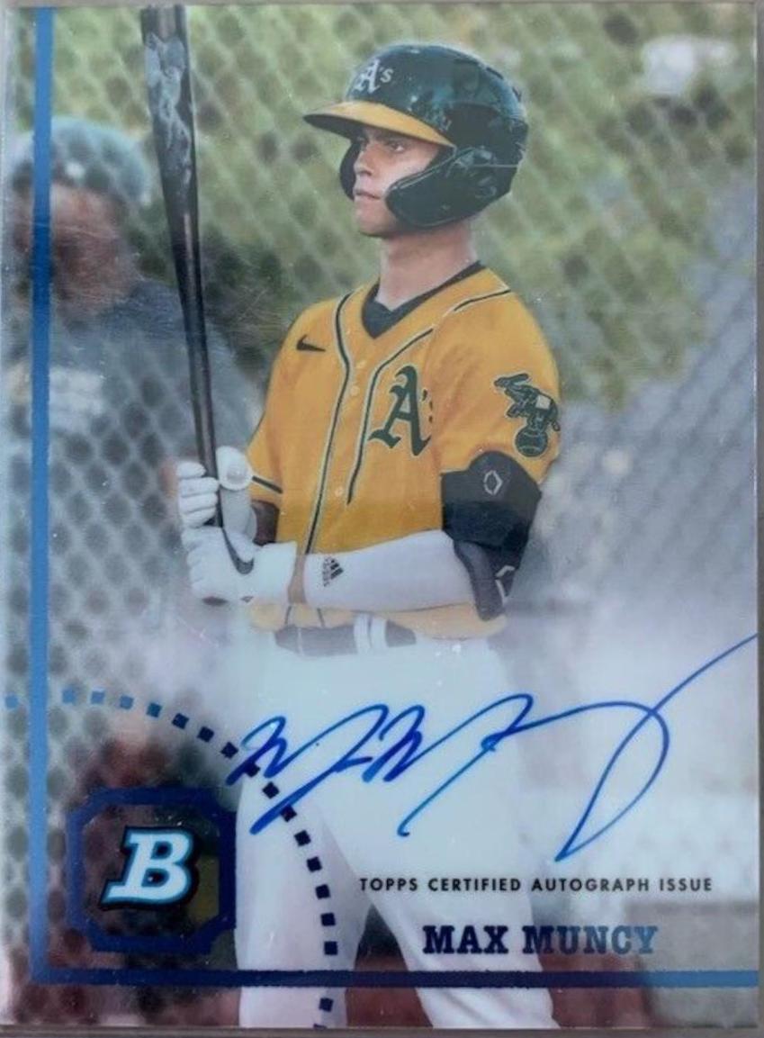 Max Muncy #CPA-MM 2022 Bowman Heritage Baseball Chrome Prospect Autographs