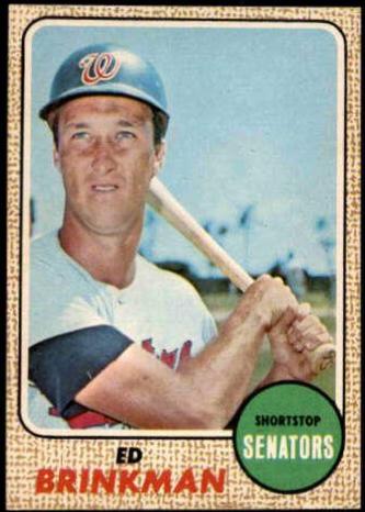 Ed Brinkman #49 Baseball Cards 1968 O Pee Chee