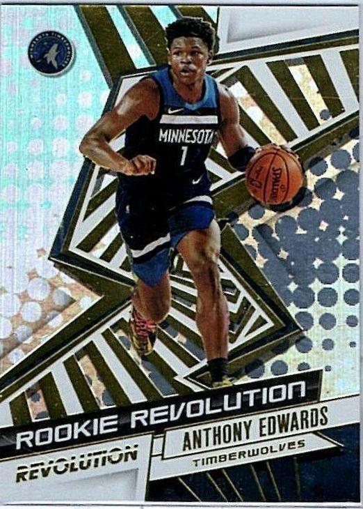 Anthony Edwards #6 Basketball Cards 2020 Panini Revolution Rookie