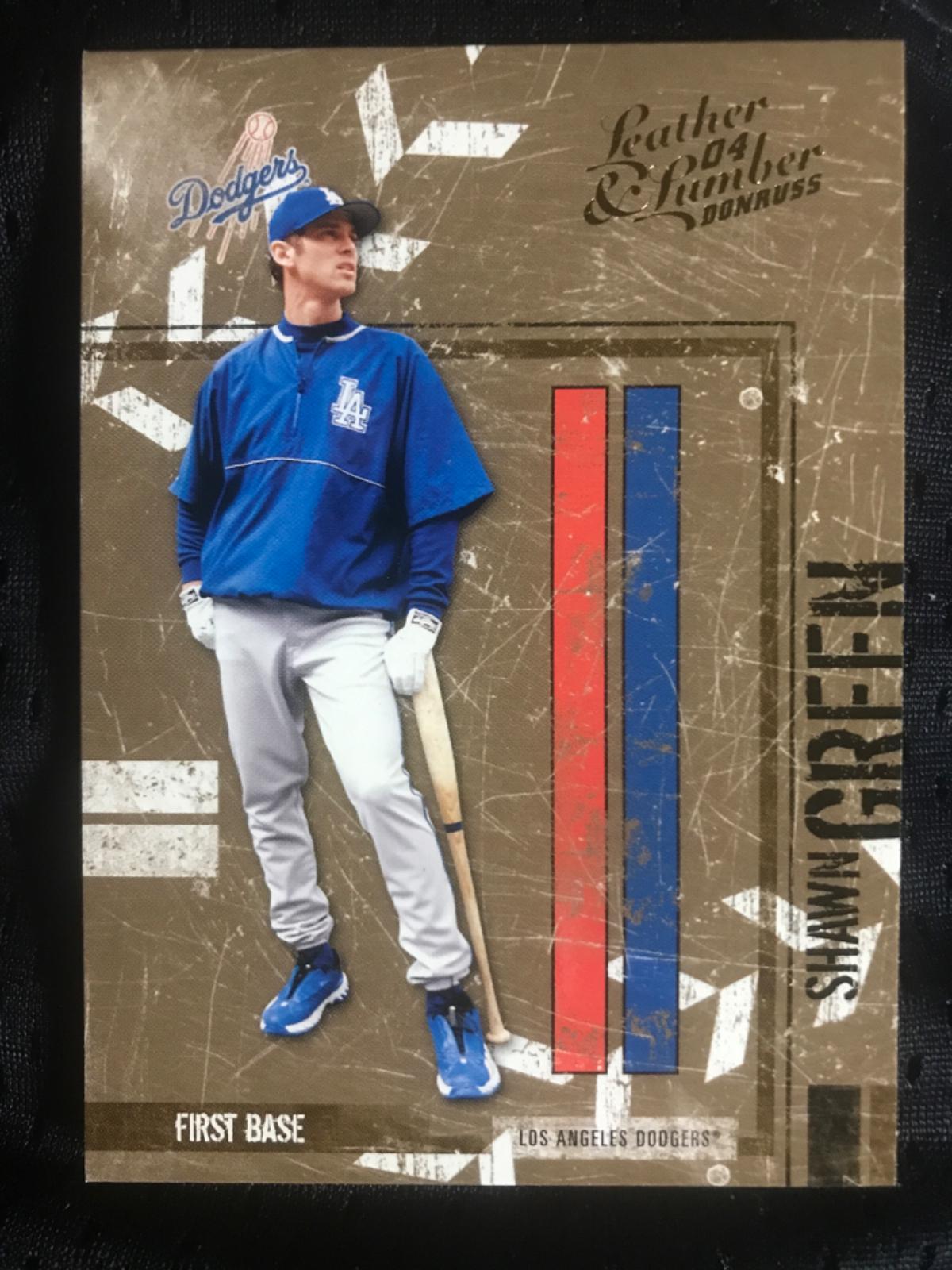 Shawn Green #74 Baseball Cards 2004 Donruss Leather & Lumber