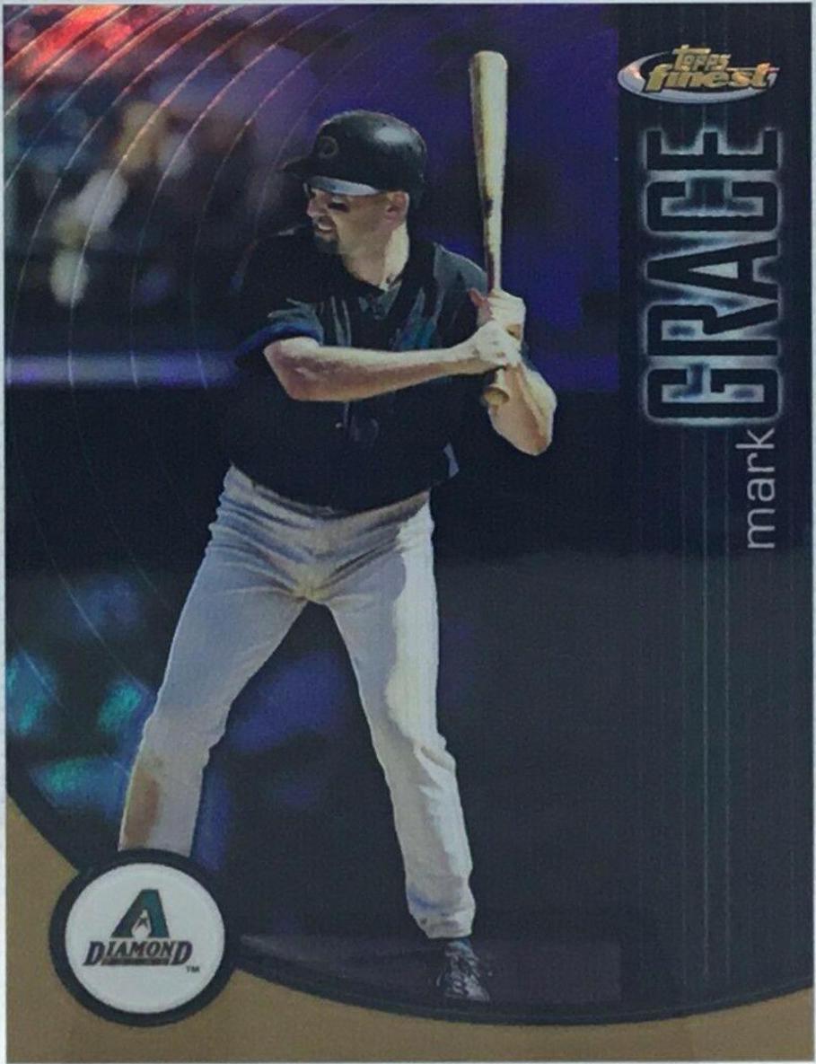Mark Grace #34 Baseball Cards 2001 Finest