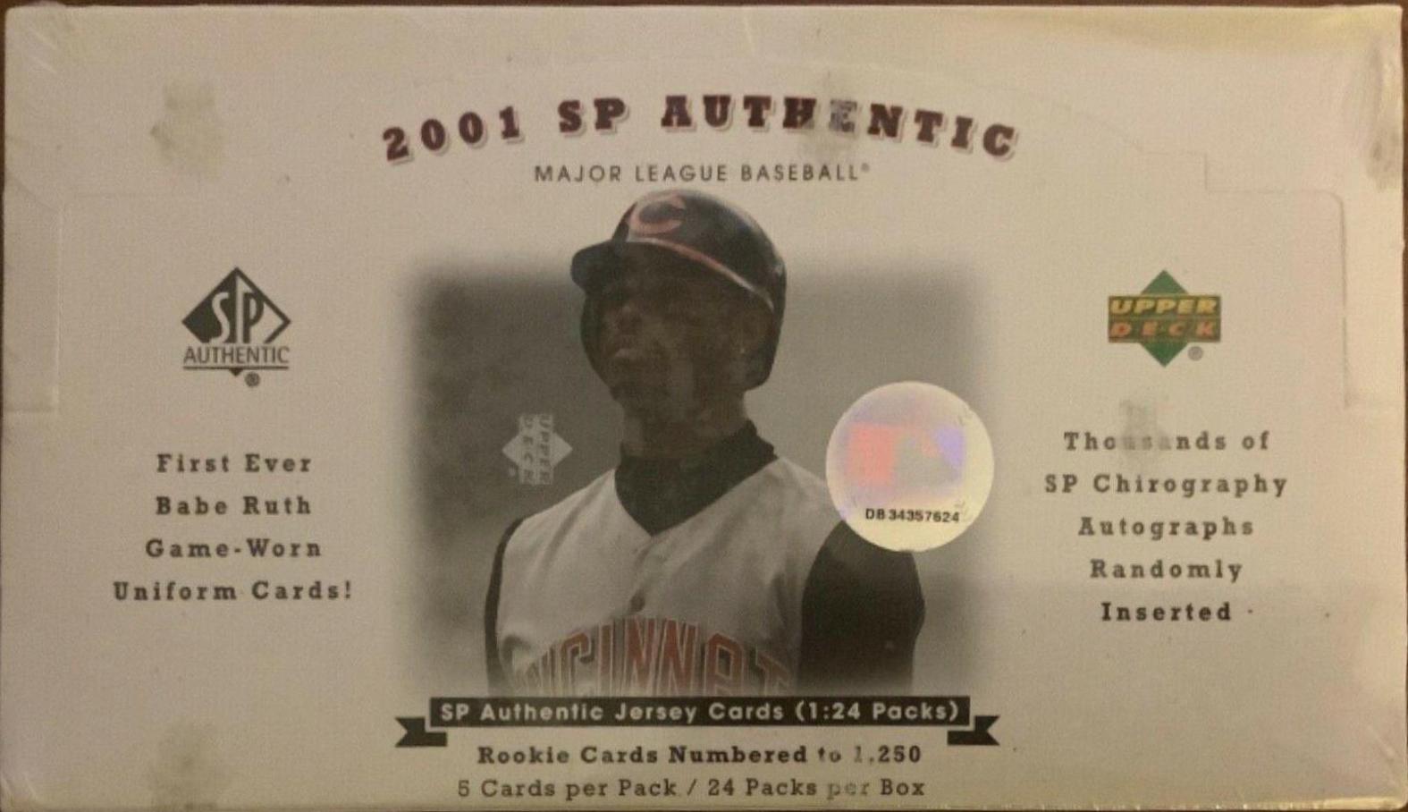 Hobby Box Baseball Cards 2001 SP Authentic