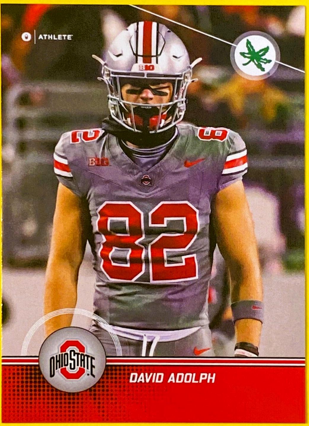 David Adolph #B-24 Football Cards 2024 Onit Ohio State