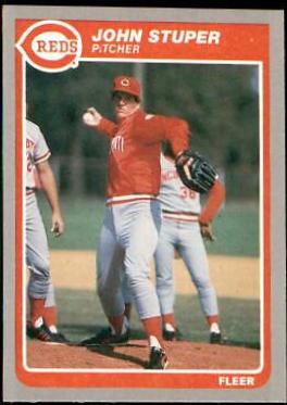 John Stuper #U-112 Baseball Cards 1985 Fleer Update