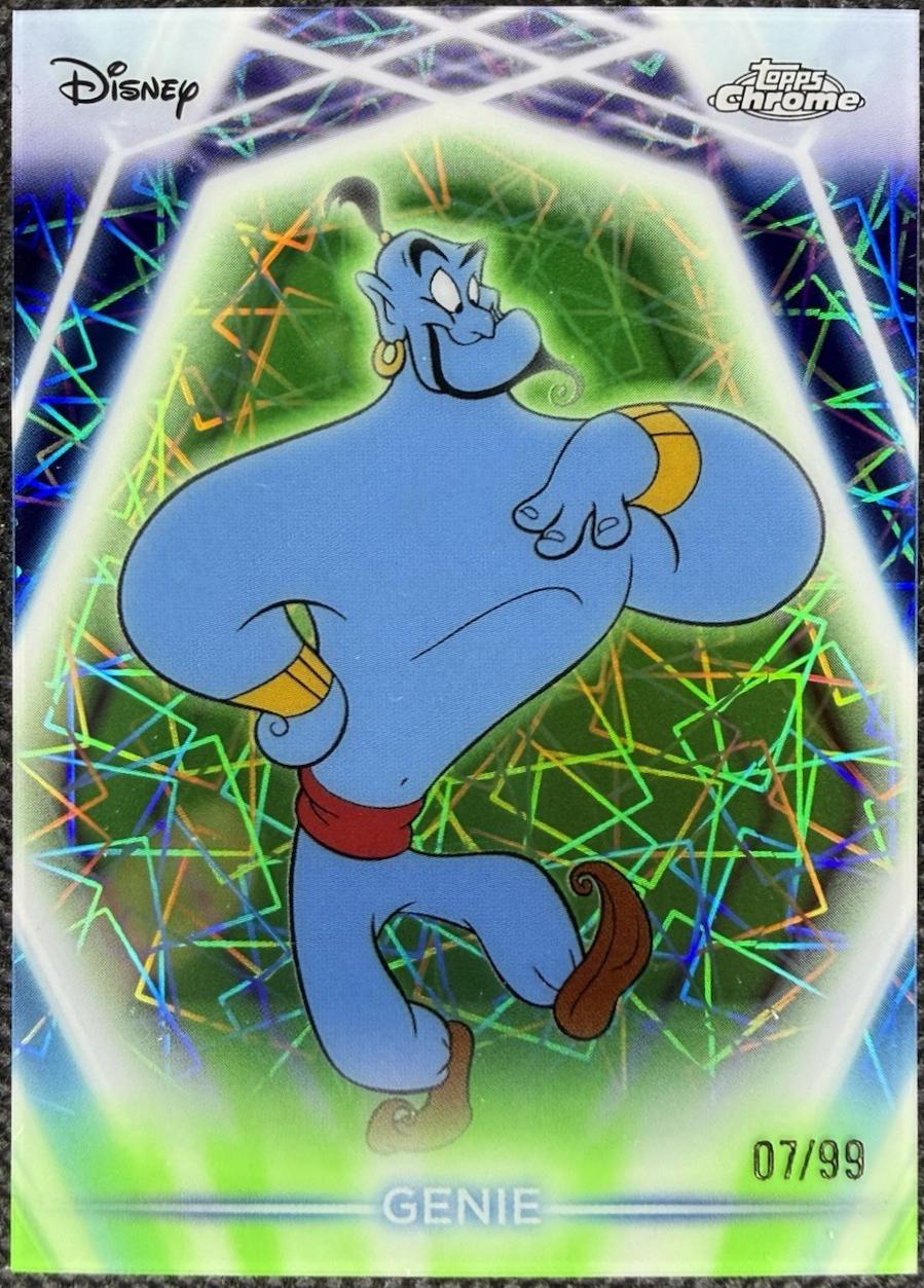 Genie [Green Lazer] #CNE-29 Prices | 2026 Topps Disney Neon Chrome