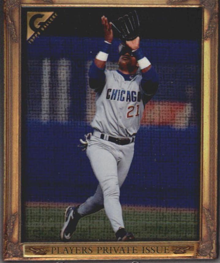 Sammy Sosa Baseball Cards 1998 Topps Gallery Ppi Auction