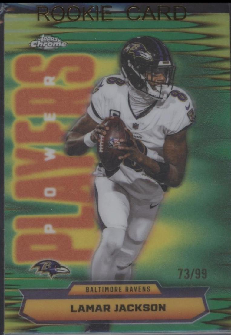 Lamar Jackson [Green Refractor] #PP-1