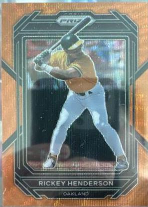 Rickey Henderson [Orange Wave] #234