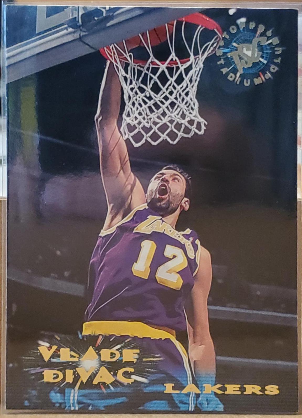 Vlade Divac #9 Basketball Cards 1995 Stadium Club