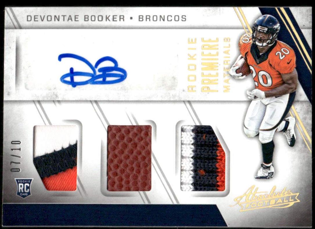 Devontae Booker [Rookie Premiere Materials Autograph Spectrum] #230