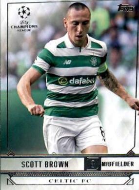 Scott Brown #33 Soccer Cards 2016 Topps UEFA Champions League Showcase