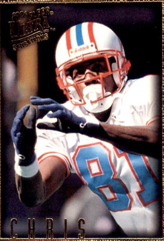 Chris Sanders #43 1996 Ultra Sensations Football