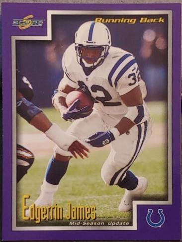 Edgerrin James #S-80 1999 Panini Score Supplemental Football