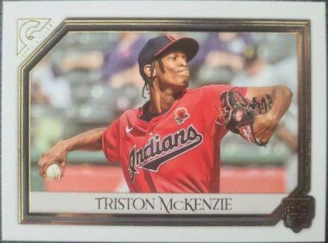 Triston McKenzie #80 Baseball Cards 2021 Topps Gallery