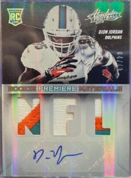Dion Jordan [Rookie Premiere Materials Signature Jumbo Prime] #207