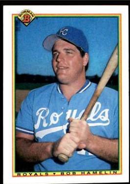 Bob Hamelin #379 1990 Bowman Baseball