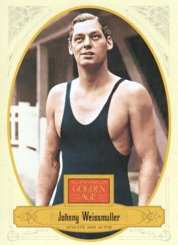 Johnny Weissmuller #27 Baseball Cards 2012 Panini Golden Age