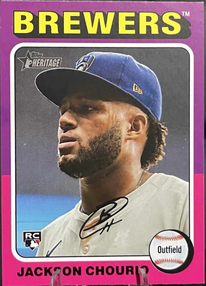 Jackson Chourio #632 Baseball Cards 2024 Topps Heritage