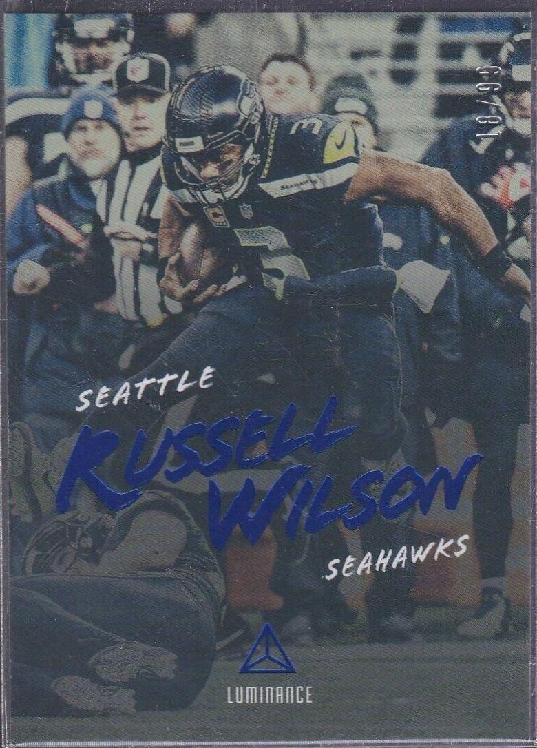 Russell Wilson #84 2018 Panini Luminance Football
