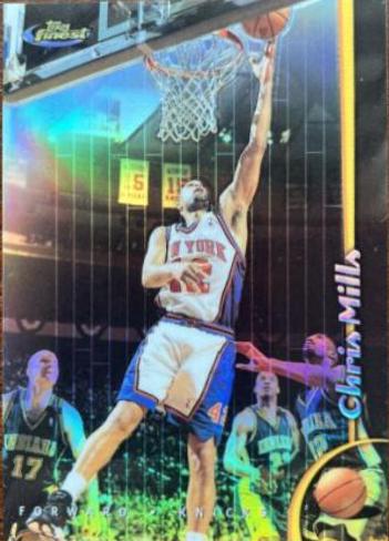 Chris Mills Non Protected Refractor #1 Basketball Cards 1998 Finest