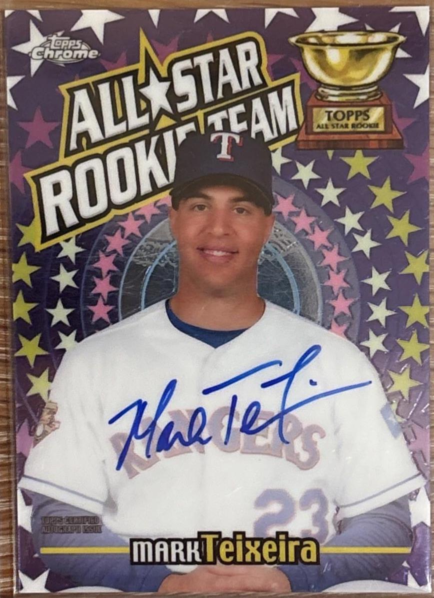 Mark Teixeira #RCTA-MTE 2020 Topps Chrome All Star Rookie Team Autographs Baseball
